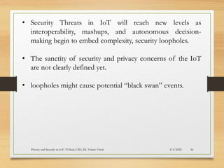 Security Requirements in IoT Architecture | PPT