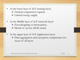 Security Requirements in IoT Architecture | PPT