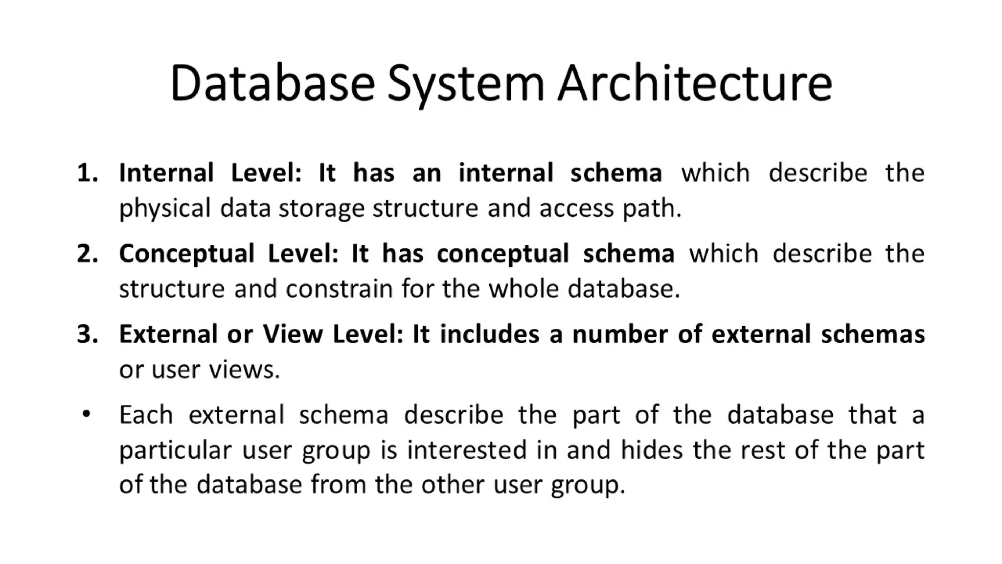 DBMS Unit - 1 Database System Architecture | PPT