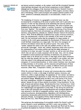 Unit 1 Comparative methods and Approaches | PDF