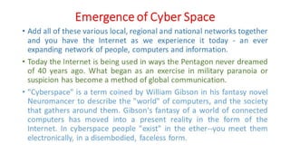 CLE Unit - 1 - Introduction to Cyber Law