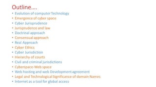 CLE Unit - 1 - Introduction to Cyber Law