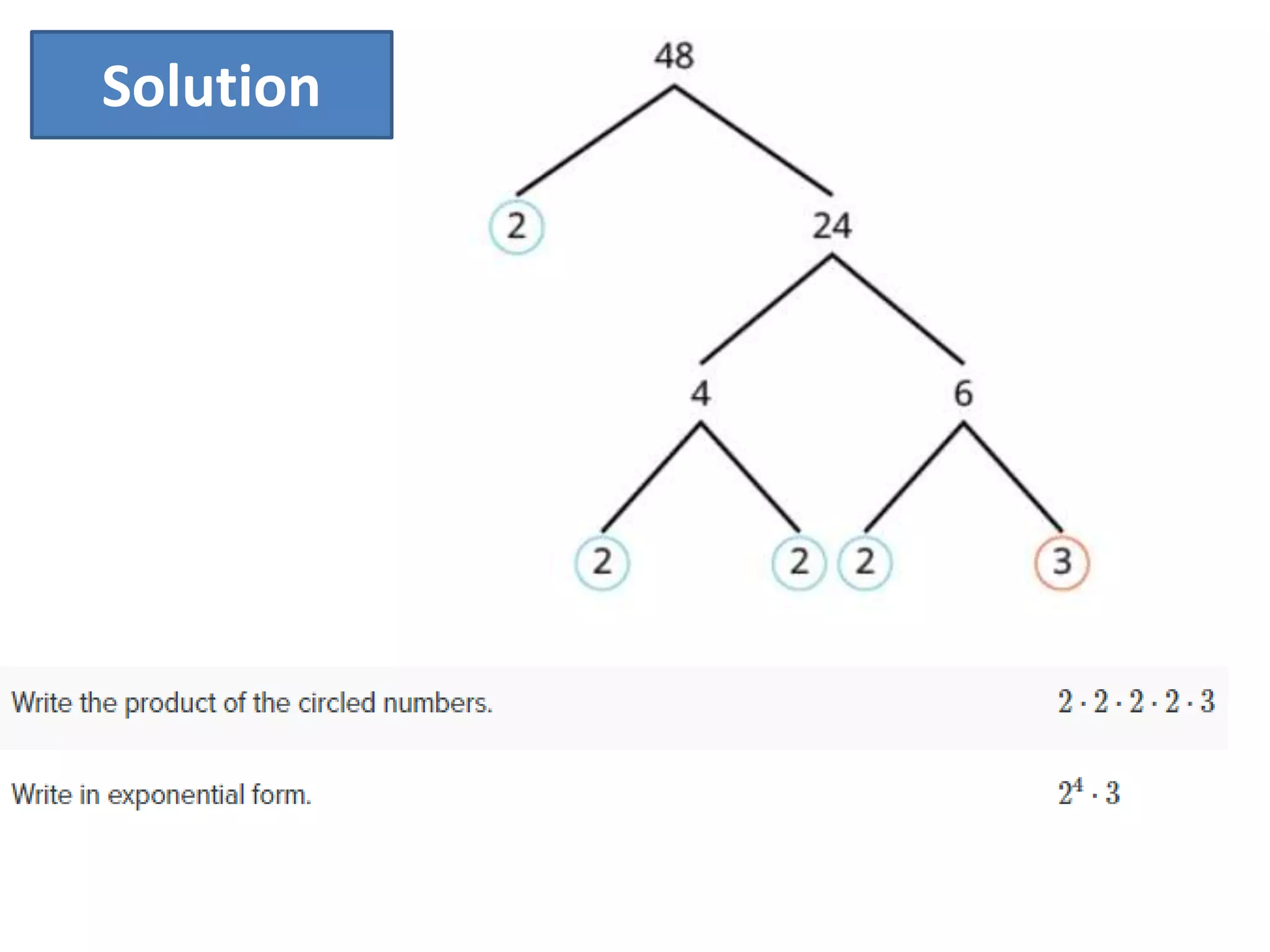 Solution
 
