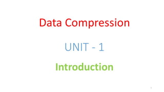 DC Unit - 1 - Introduction