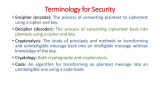 CNS - Unit - 1 - Introduction | PDF