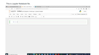 This is Jupyter Notebook file.
 