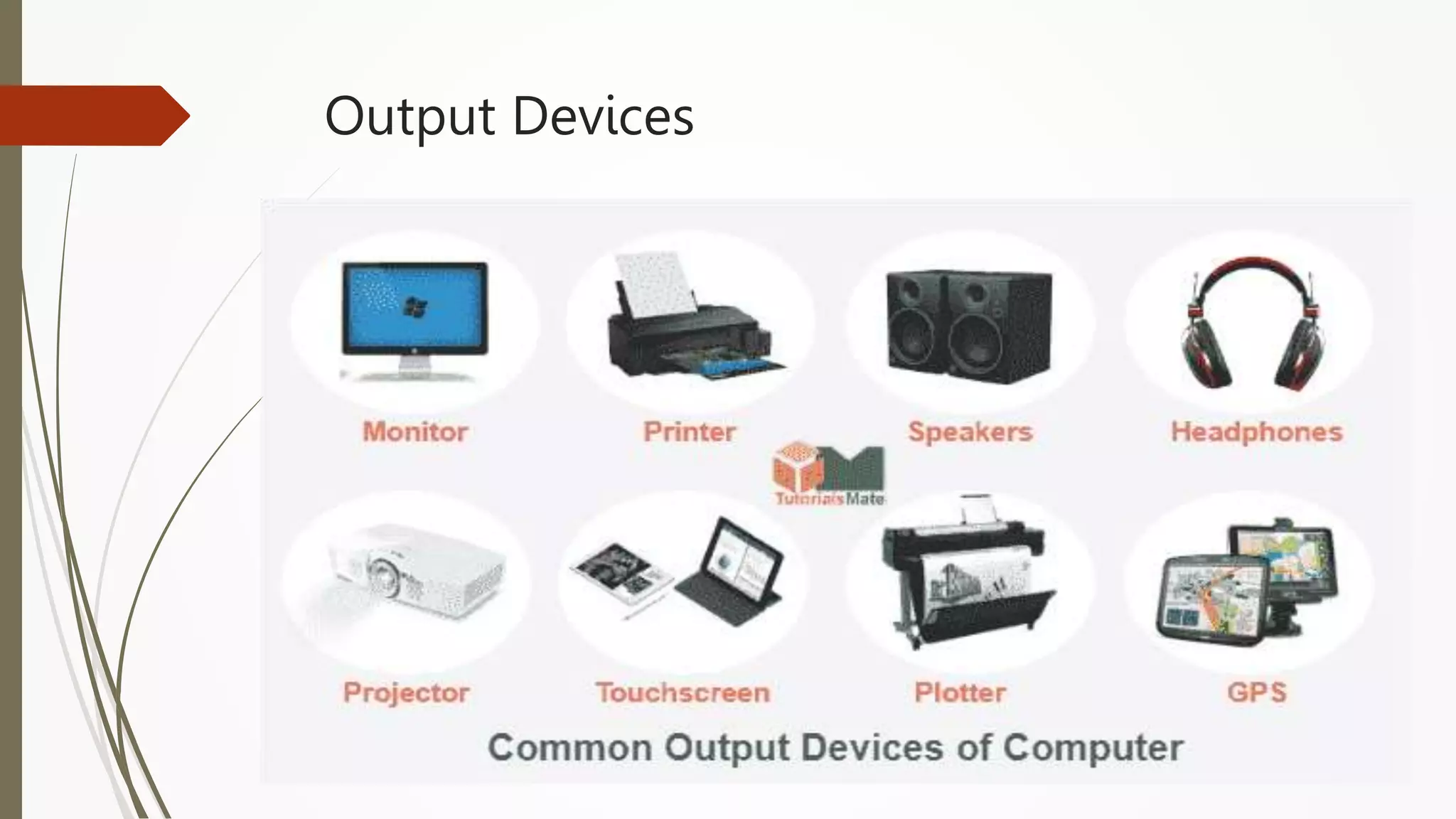 Output Devices
 
