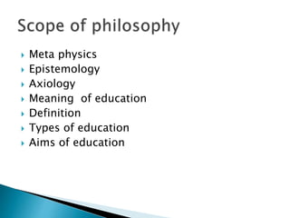 Axiological Definition Unit -1.Philosophical Foundation.pptx
