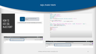 P.RAMA SANTOSH NAIDU, MVGR(A)-CSE 37
SQL INJECTION
 