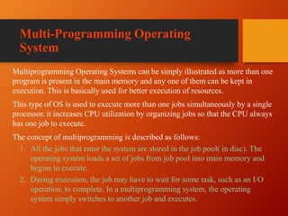 Operating System Unit 1 | PPTX