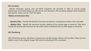 UNIT-1.pptx that contains the web and internet of tecnology | PPT