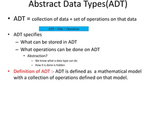 introduction to data structures and types | PPTX