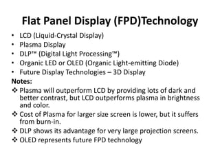 Fpd Monitor CADCAM: Product life cycle and CAD input, out puts advantages and | PPTX