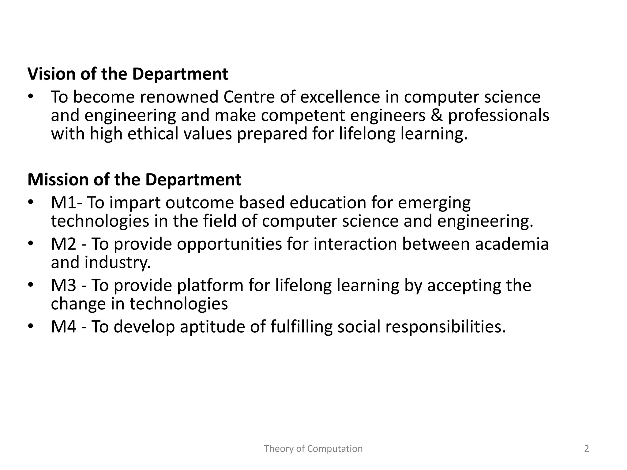 Theory Of Computation Ppt