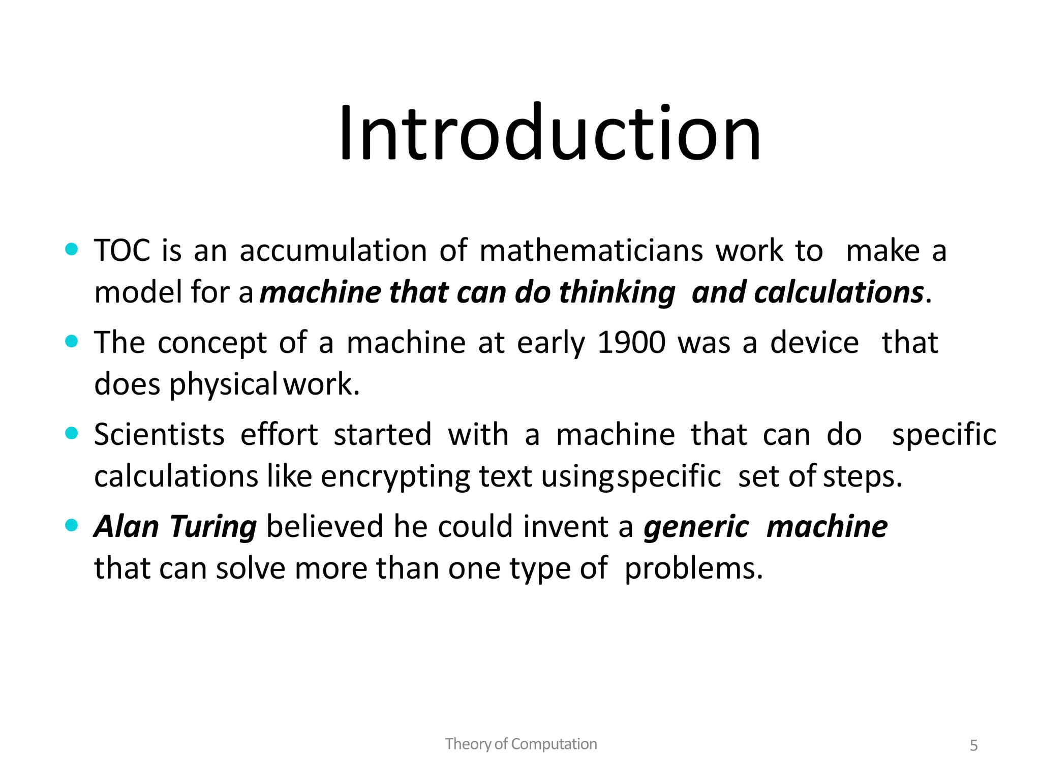 Unit 1 mathematical notations theory of computation ppt pptx