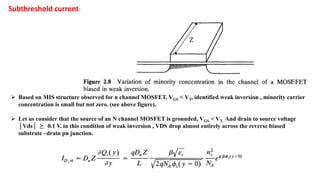 Weak Inversion Current Unit-1.ppt , details of basic low power CMOS | PPTX