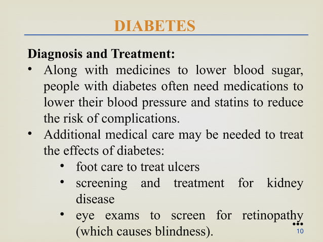 lifestyle diseases - diabetes mellitus - causes and effects | PPT