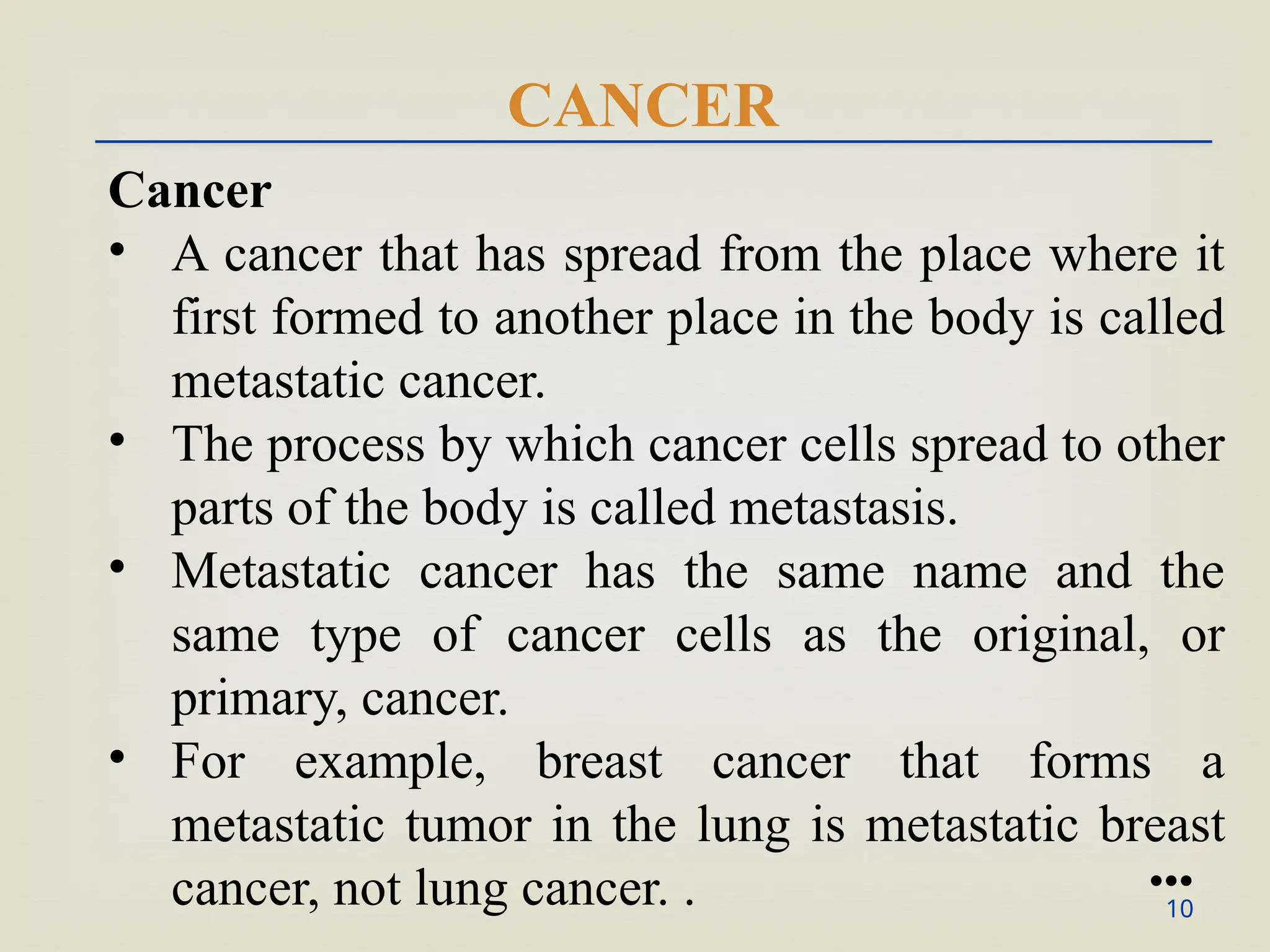 Lifestyle diseases - cancer - its causes and effects | PPTX