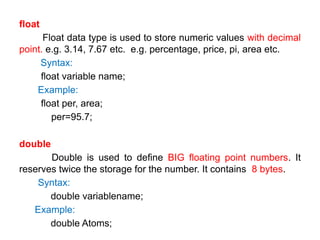 Decimal Number Float Number UNIT - 1jhjhjbkjhkjhkjhkjhkjhhkkhhh.pptx