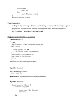 UNIT-1.docx Design and Analysis of Algorithm | DOCX