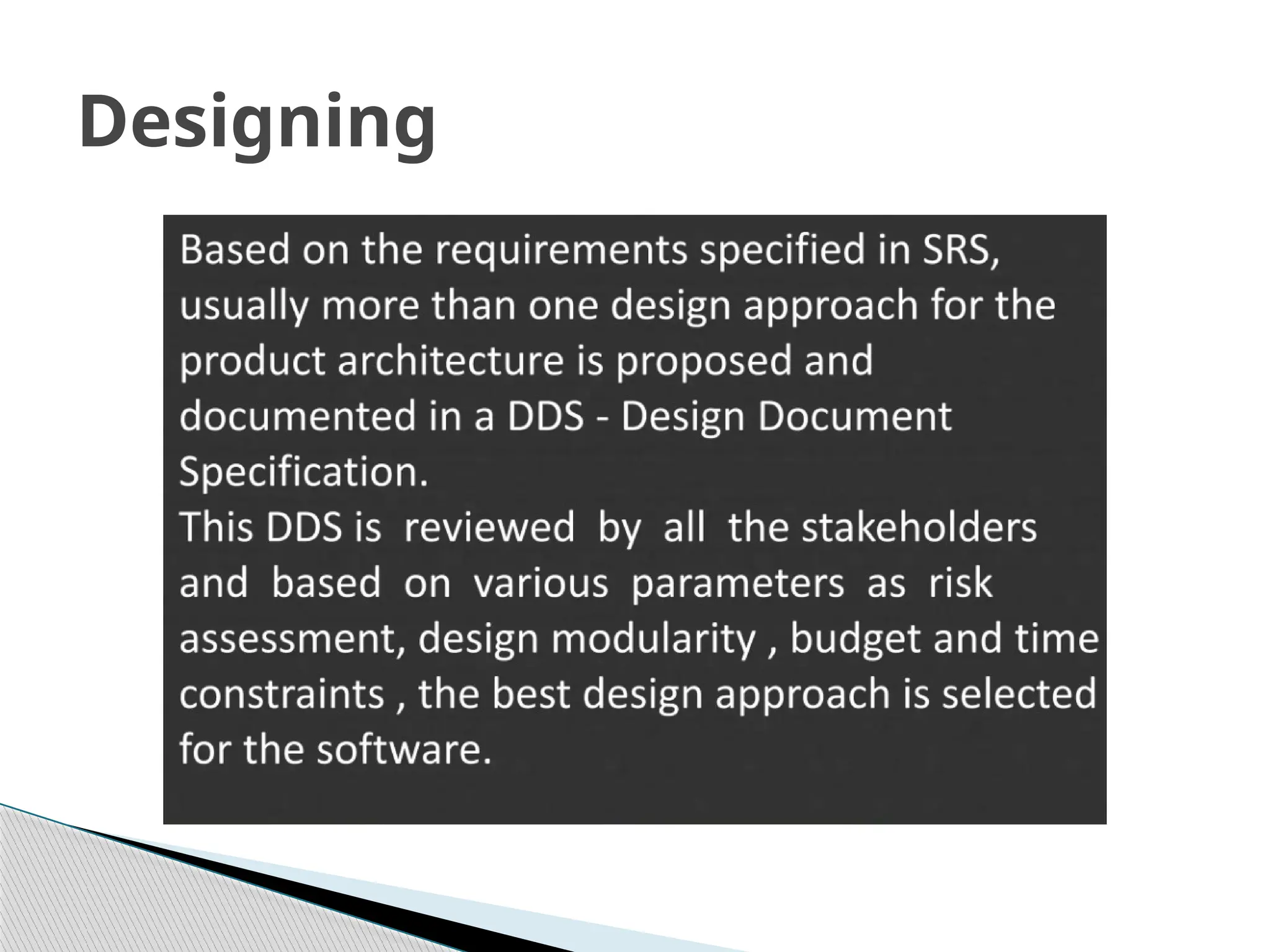 Designing
 