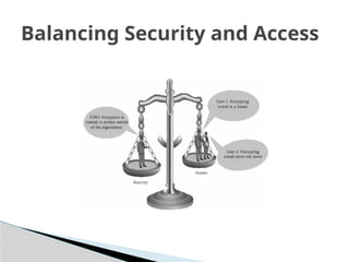 Balancing Security and Access
 