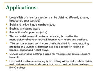 Advanced casting processes- Different castings.ppt
