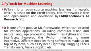 Unit-1.pptx unit 1 ppt for introduction of machine learning | PPTX