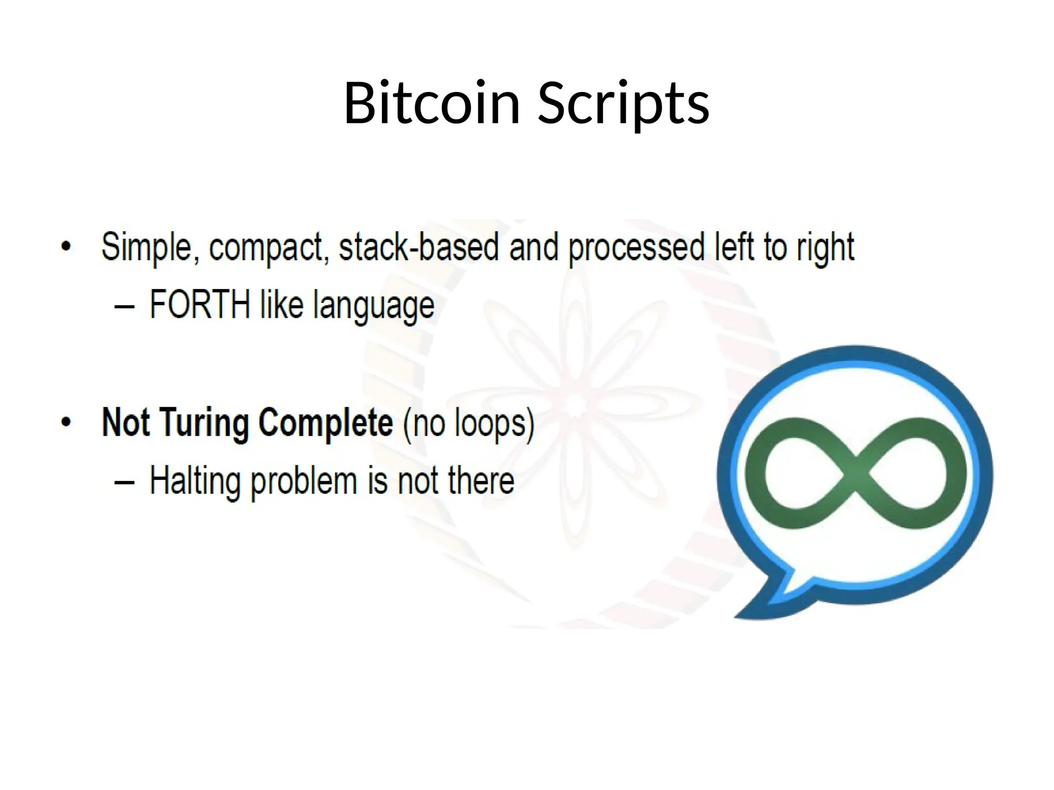 Bitcoin Scripts
 