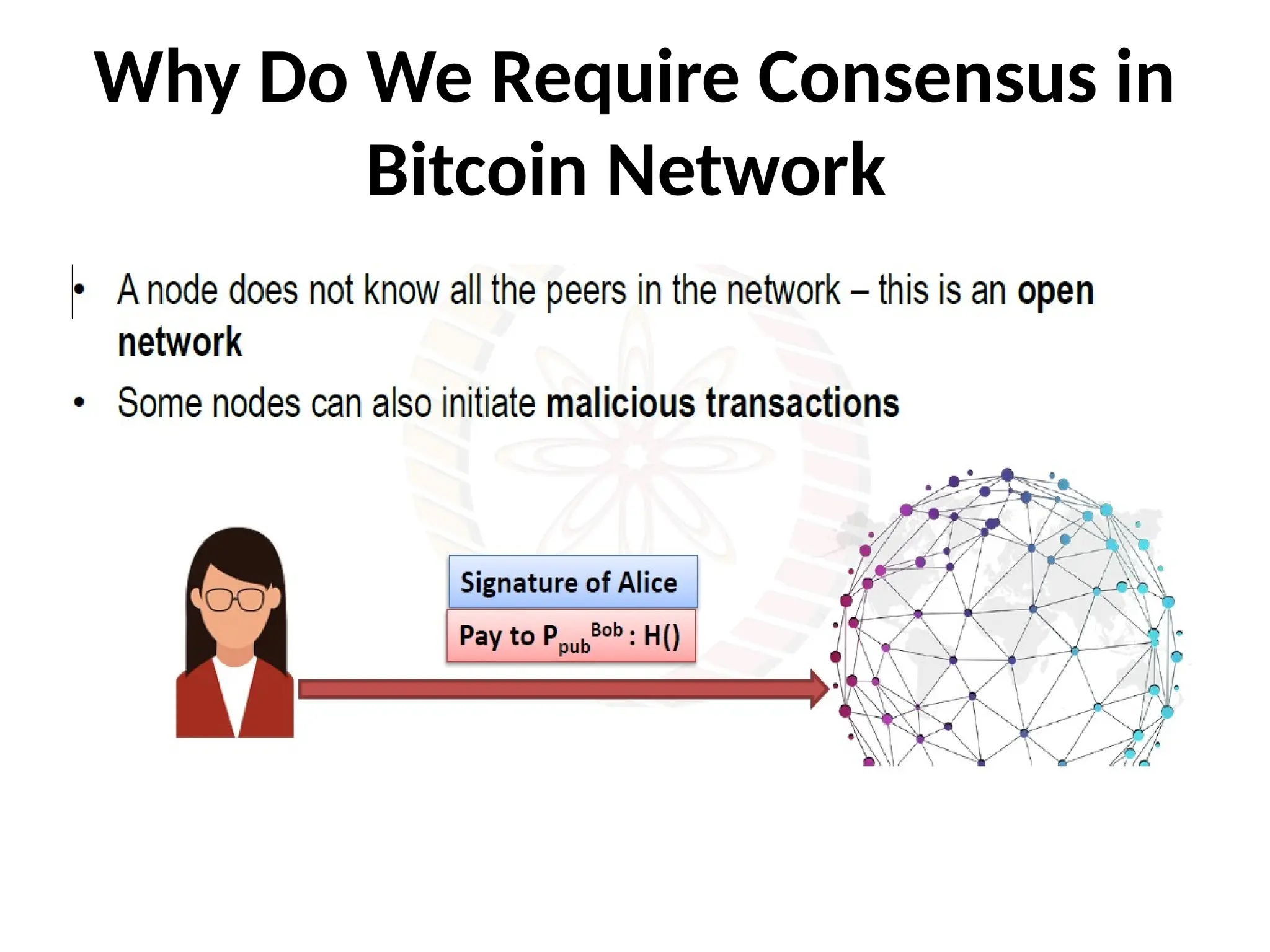 Why Do We Require Consensus in
Bitcoin Network
 