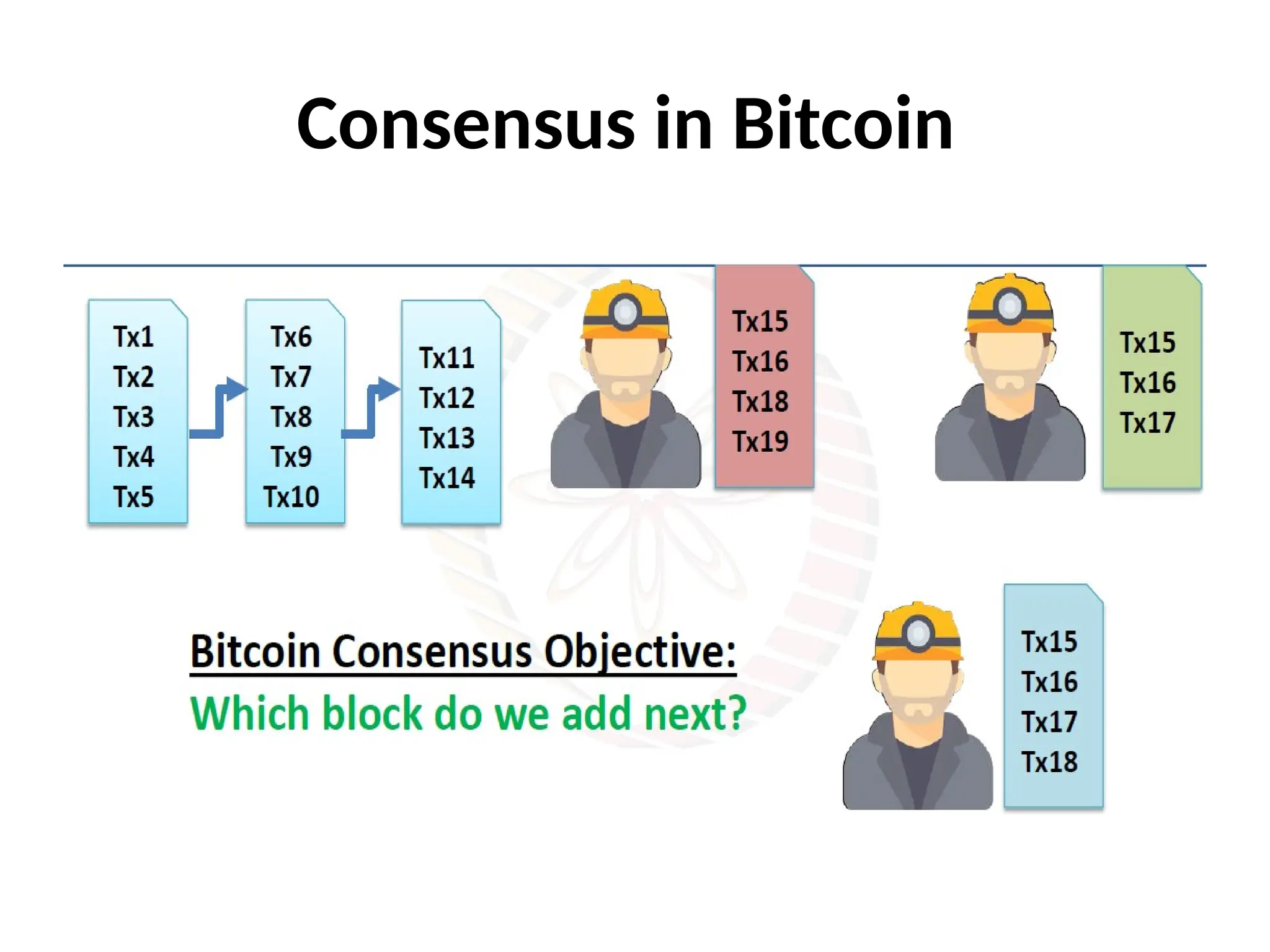 Consensus in Bitcoin
 