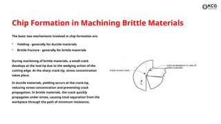 Mechanics of chip formation, forces in machining, Types of chips ...