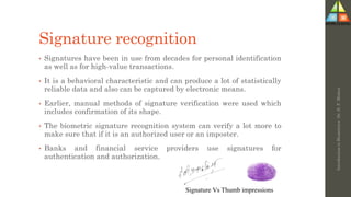 Identity Voc B VOC Level-7: Biometric Recognition that aims towards establishing one ...