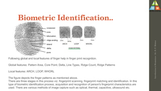 Identity Voc B VOC Level-7: Biometric Recognition that aims towards establishing one ...
