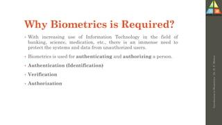 Identity Voc B VOC Level-7: Biometric Recognition that aims towards establishing one ...