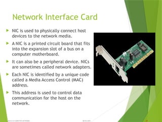 Unit-1.pptx Physical Layer contents of Networks | PPTX