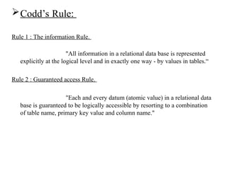 Database Rules Notes on RDBMS for BCA and MCA unit-1.ppt