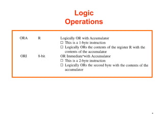 *
Logic
Operations
 