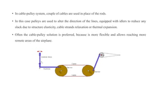 Flight Control Pulley f aircraft system all control system basics m tech | PDF