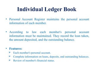 Operatives Wages Register Accounting Skills Paper-II (Registers of PACs and Credit Co-operative ...