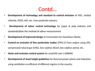 Unit-1 - Air pollution and control engineering | PPTX