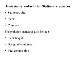 Unit-1 - Air pollution and control engineering | PPTX