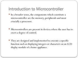 Unit-1_Introduction to Microcontroller.pptx