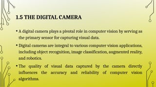 Overview of Computer Vision and its applications | PPTX