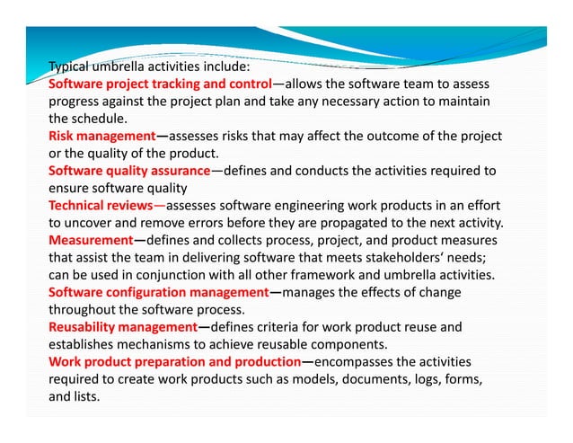 Software Engineering Perspective and Specialized Process Models | PDF ...