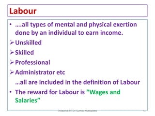 Labor Money Basic Concepts of Economics | PDF