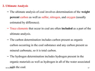 Ultimate Analysis Comprehensive Overview of Coal: Types, Analysis, and Conversion ...
