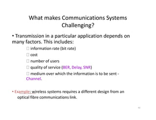 Digital communication systems document notes | PDF