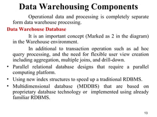 UNIT-1 -DWDM.ppt unit i data warehouse and data mining | PPT