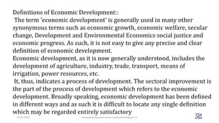 michael todaro definition of development